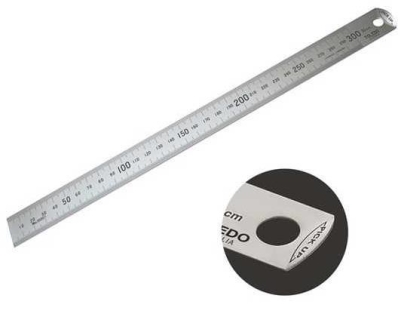 RULER SS 1000MM/ 36" **MET/IMP** TOLEDO
