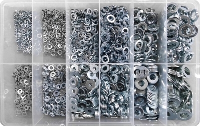 KIT WASHER METRIC ASST ZP 2000PC