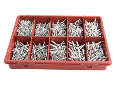 RIVET ASST BLIND ALUM 595PC J/PEM