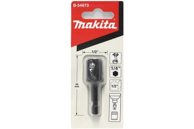 ADAPTER SQ 1/4 TO 1/2" 50MM