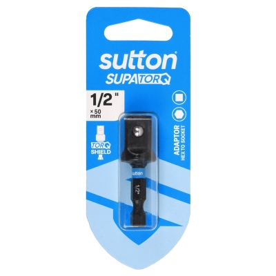 BIT ADAPTOR 1/2" HEX TO SOCKET 50mm