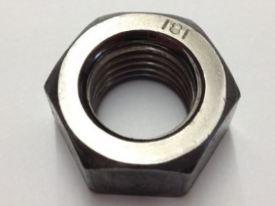 NUT STD HEX M42 BLK CL8