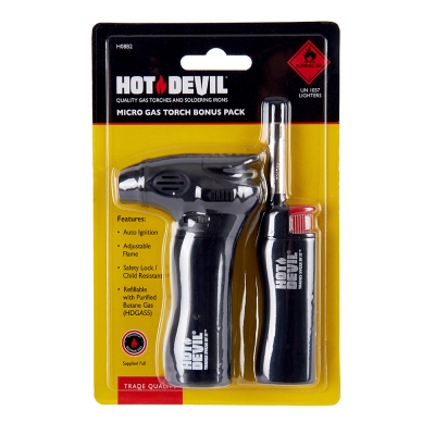 GAS TORCH  MICRO GAS PACK H/DEVIL BONUS PACK