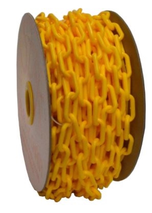 CHAIN PLASTIC 8MM X 25MT YELLOW