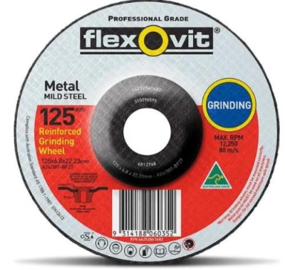 GRIND DISC 125X6.8 D/C G/P A24/30T