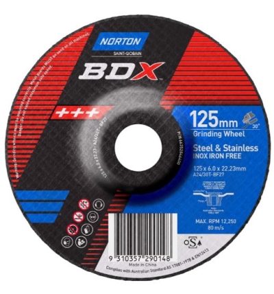 GRIND DISC 125X6.0 METAL BDX