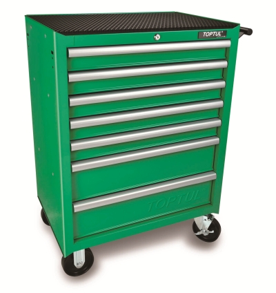 TOOL CHEST GREEN TROLLEY W/ TOOLS 129 PIECE
